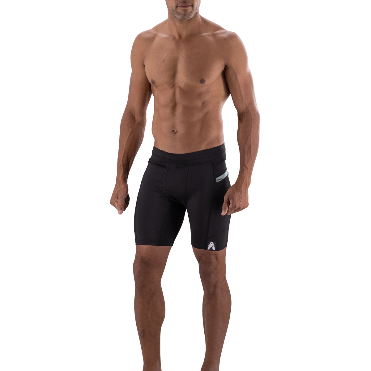 Anthem Athletics Hyperflex Compression Shorts Black Open Pocket 2x